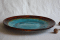 Ceramiczna patera brązowo-turkusowa 